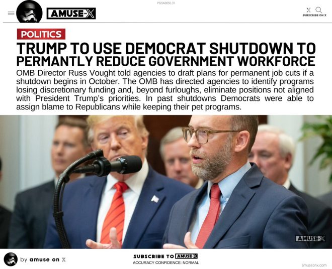 DOGE Fallout: Trump's Bold Move Amid Potential Shutdown! —  cryptocurrency trends, government shutdown impact, economic policy analysis