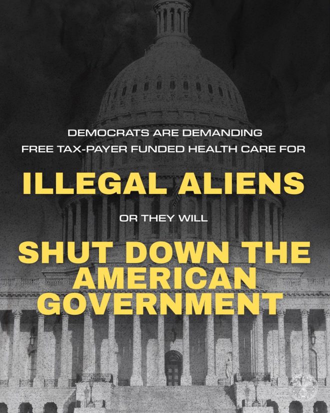 Democrats Hold Government Hostage for Noncitizen Benefits? —  Democrats blocking American health care, Free healthcare for undocumented immigrants 2025, Prioritizing illegal aliens over citizens