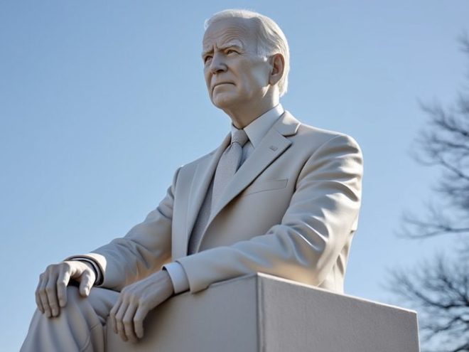 Democrats Propose Biden Statue at White House: Too Soon? —  Biden statue proposal, White House commemorations, Democrats honor achievements