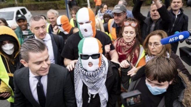 "EXCLUSIVE: Liam Óg's Legal Team Reveals Shocking Truth Behind Controversial Case - What Was Really at Stake?" —  Legal representation, Gratitude for team, Legal interpreter