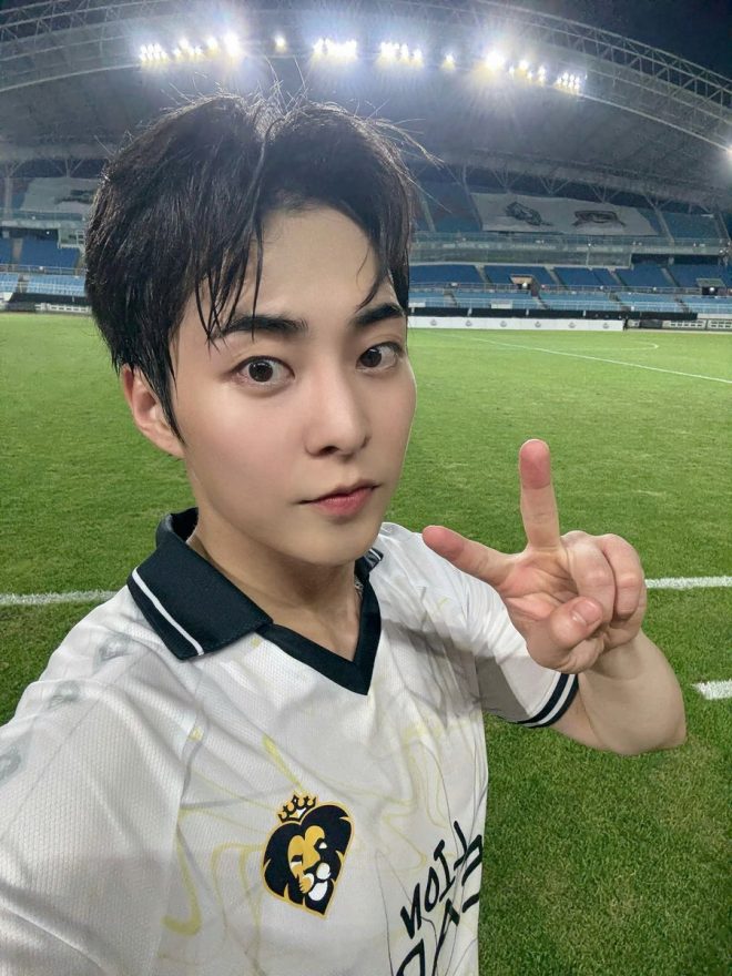 EXO-L 的力量！XIUMIN 与你同在的时刻 —  EXO 现场活动, XIUMIN 支持活动, JTBC 团结才能踢4 直播