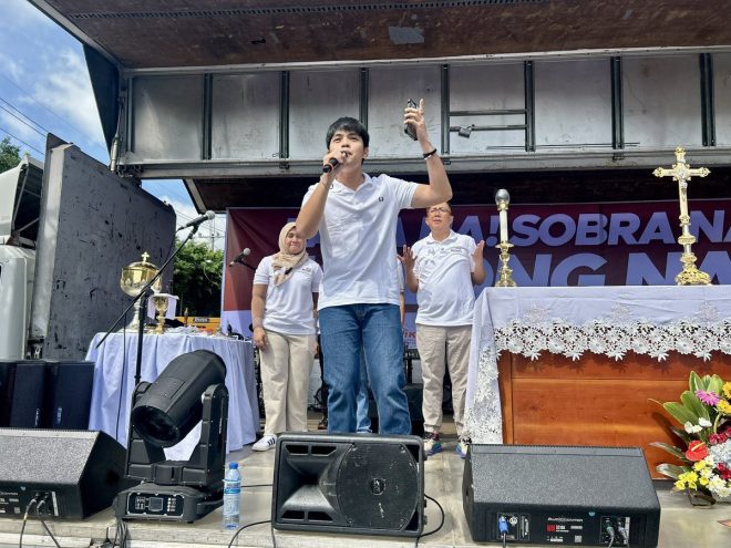 "Elijah Canlas Sparks Controversy at EDSA People Power Monument - What Did He Say?" — Elijah Canlas speech, EDSA People Power Monument event, Trillion Peso March pre-program
