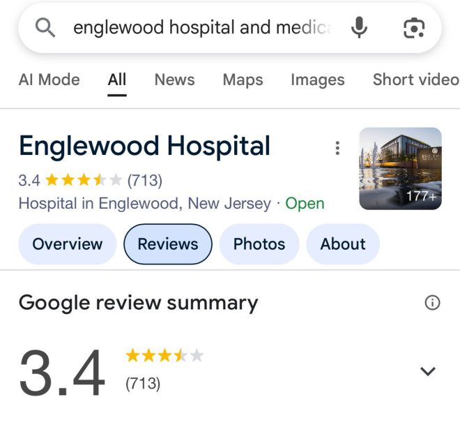 Englewood Hospital Scrubs Google Reviews After Nurse's Firing! — Englewood Hospital controversy, New Jersey healthcare disputes, online reputation management in hospitals