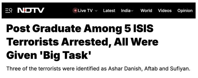 "English postgrad Ashar Danish exposed as ISIS leader plotting terror attacks in India!" —  Ashar Danish terrorism plot, English postgraduate, Ranchi lawyer father
ISIS module leader, Ghazwa-E-Hind planner, smiling studious neighbor
India terror attacks, Ashar Danish, teacher mother, SEO-optimized keywords
