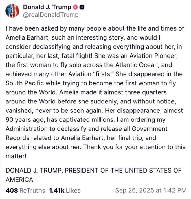 Epstein Files Unleashed: Trump’s Shocking Earhart Link! —  AMERICA: Epstein Investigation 2025, TRUMP: Conspiracy Theories, US Government Secrecy
