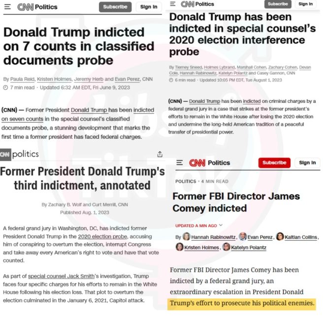 Explosive: Biden Admin Indicts Trump, Media Silent - Double Standard? —  
Political bias in media coverage, Trump vs Biden
Legal implications of presidential indictments
Partisan reactions to political corruption charges