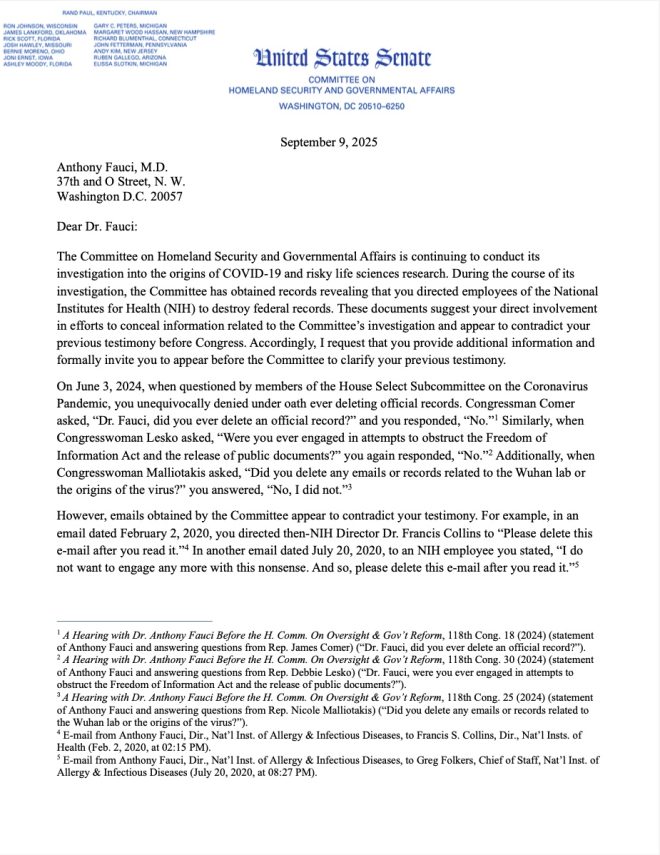 Fauci's Secret Emails Expose Deception: Testimony Looms! —  Fauci emails scandal, Rand Paul testimony 2025, deleted communications investigation