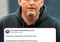 Fetterman Sparks Debate: Respect for Kirk's Mourners? —  respect for mourners, memorial service etiquette, political commentary on memorials