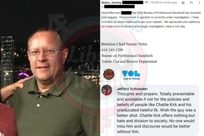 Fire Lt Under Investigation for Celebrating Charlie's Murder - Shocking Social Media Post Sparks Outrage and Controversy —  Fire Department Scandal, Toledo Fire Department Controversy, Firefighter Social Media Post