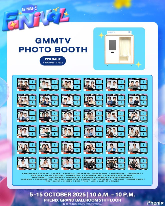 GMMTV FANIVAL: Unseen Photo Booth Secrets Revealed! —  Photo Booth Experience, GMMTV Event Highlights, Fun Photo Opportunities