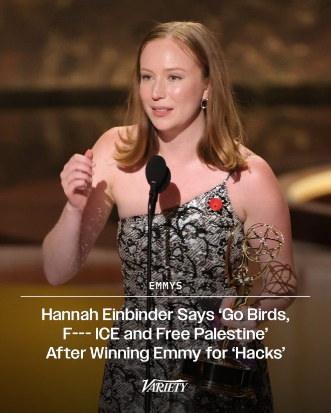 "Hannah Einbender's Bold #Emmys Speech Sparks Controversy: 'Go Birds, F*ck ICE, Free Palestine'" — Hannah Einbender Emmy speech, activism message, social justice advocate