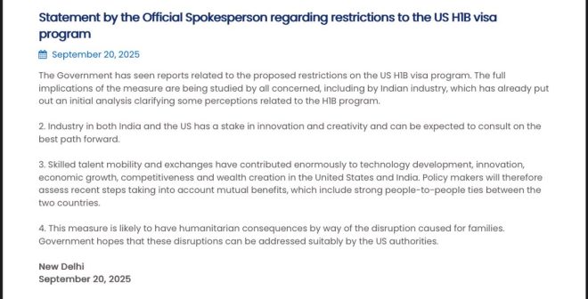 India's Bold Response to Trump's H1B Visa Controversy! — India US visa policy implications, Trump administration immigration changes, H1B visa family impact 2025