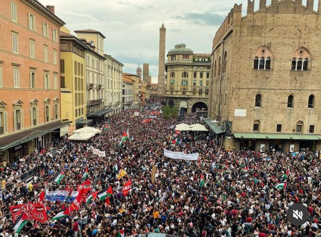 Italy Unites: Workers Demand End to Gaza Violence! —  Italian cities solidarity Palestine, workers protest Gaza 2025, Italy supports Palestinian rights