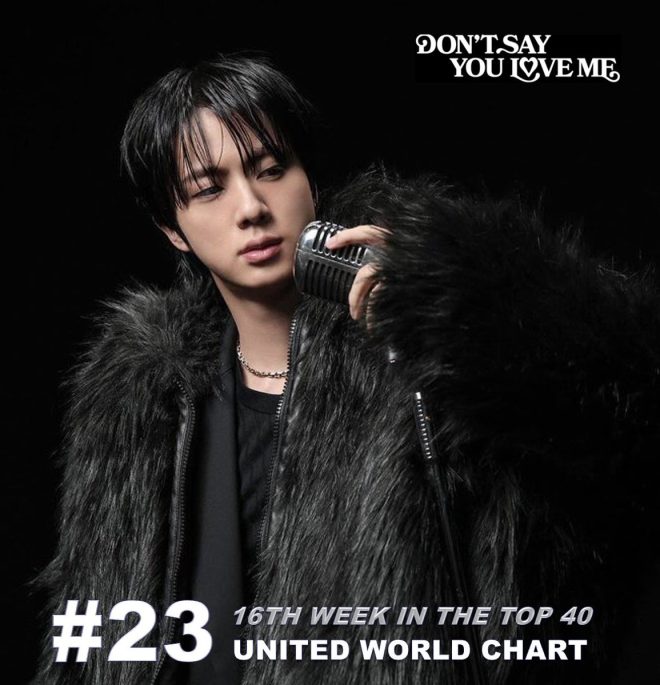 JIN's Controversial Hit Rebounds: Is It the Next 'Titanic'? — JIN Echo EP, Don’t Say You Love Me chart performance, record-breaking K-pop singles