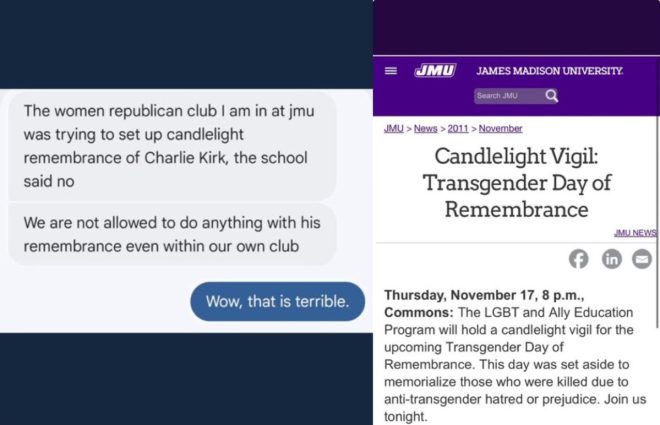 JMU Blocks Vigil for Charlie Kirk: Is This Fair? —  JMU vigil controversy, Charlie Kirk candlelight vigil ban, Transgender Day of Remembrance JMU 2025