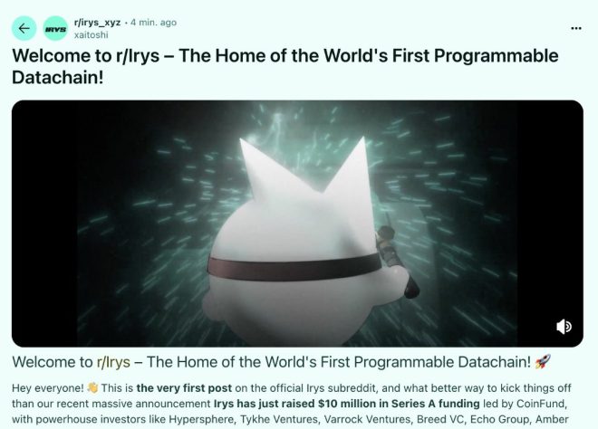 Just In: IRYS Expands to Reddit—Is This a Game Changer? — New Release, Community Engagement, Global Expansion