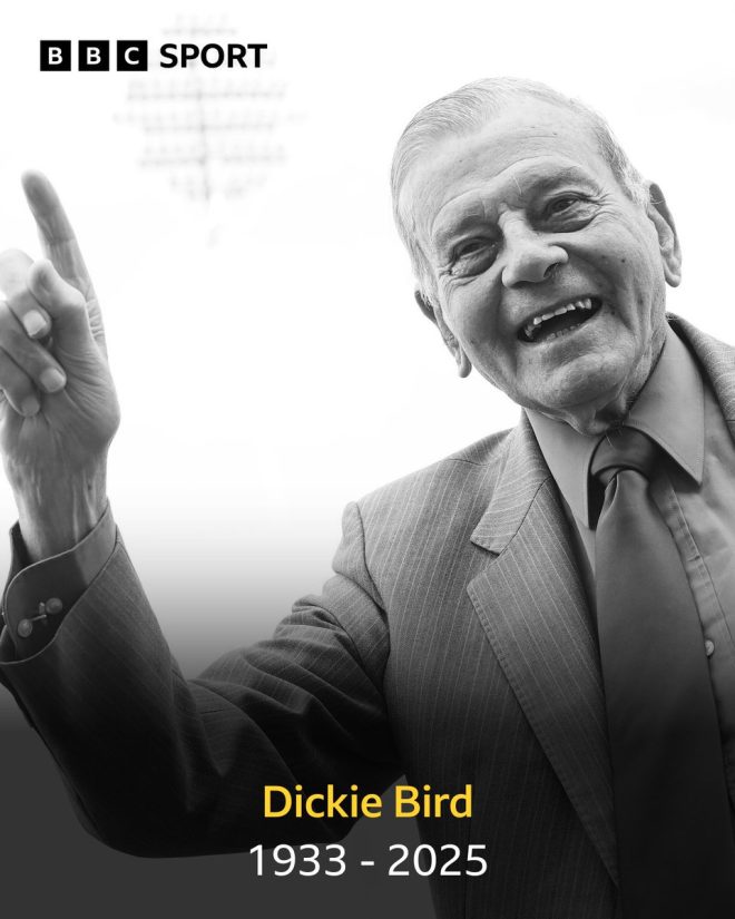 Legendary Dickie Bird, Cricket Icon, Passes Away at 92 - Fans Mourn Loss of Beloved Umpire #RIPDickieBird —  Dickie Bird tribute, cricket legend, Yorkshire cricket icon
