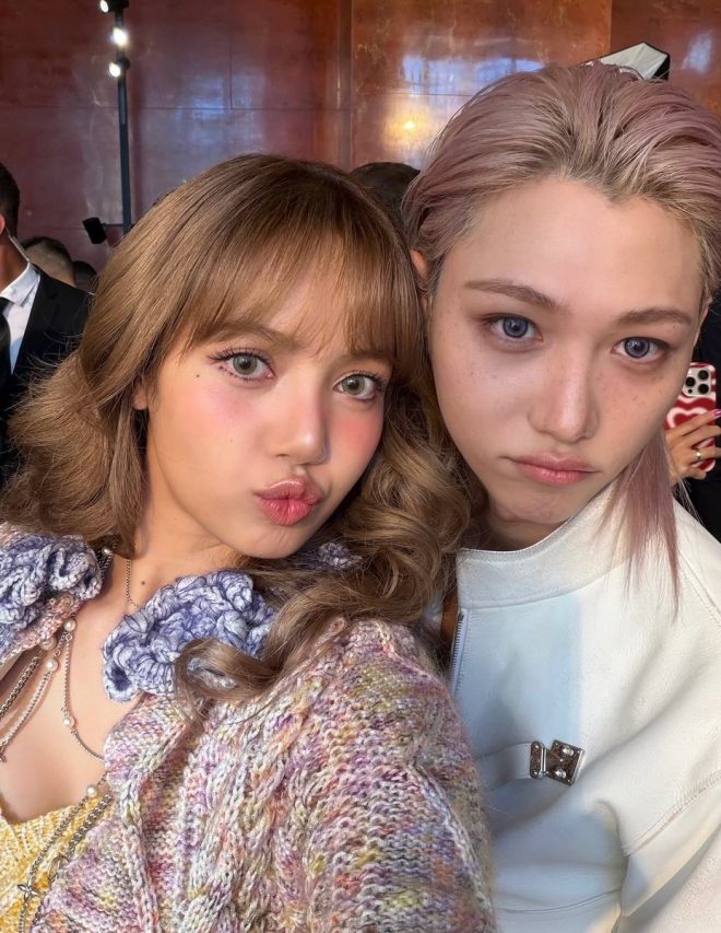 Lisa & Felix's Stunning Selfie Sparks Fierce Fan Debate! —  K-pop idol couple selfie, Stray Kids Lisa Felix style, celebrity friendship moments 2025