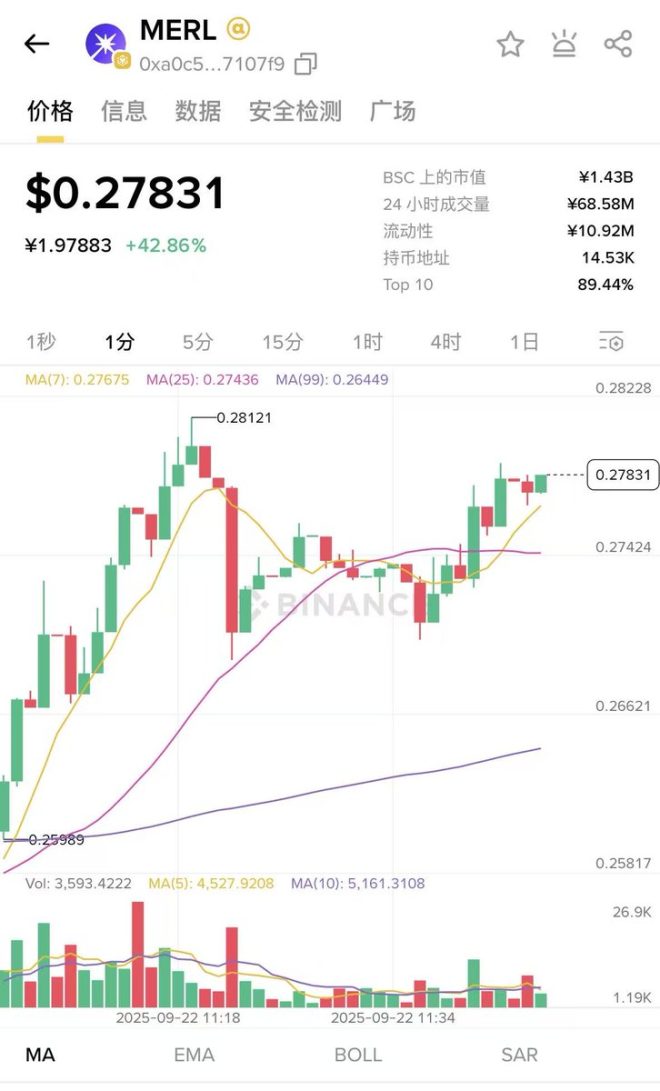 🔥 $MERL 今日强势回暖，投资者要注意！ —  宝子们关注的币种, 加密货币投资策略, $MERL 价格预测 2025