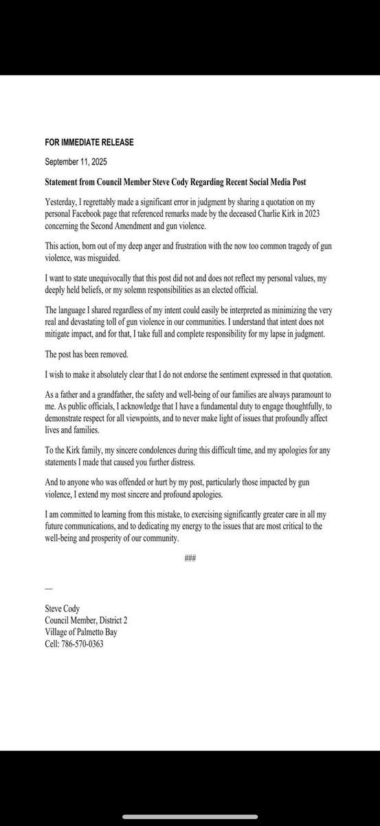 Miami Councilman Apologizes: Is It Too Little, Too Late? —  Miami council scandal, Steve Cody resignation demands, Florida political accountability