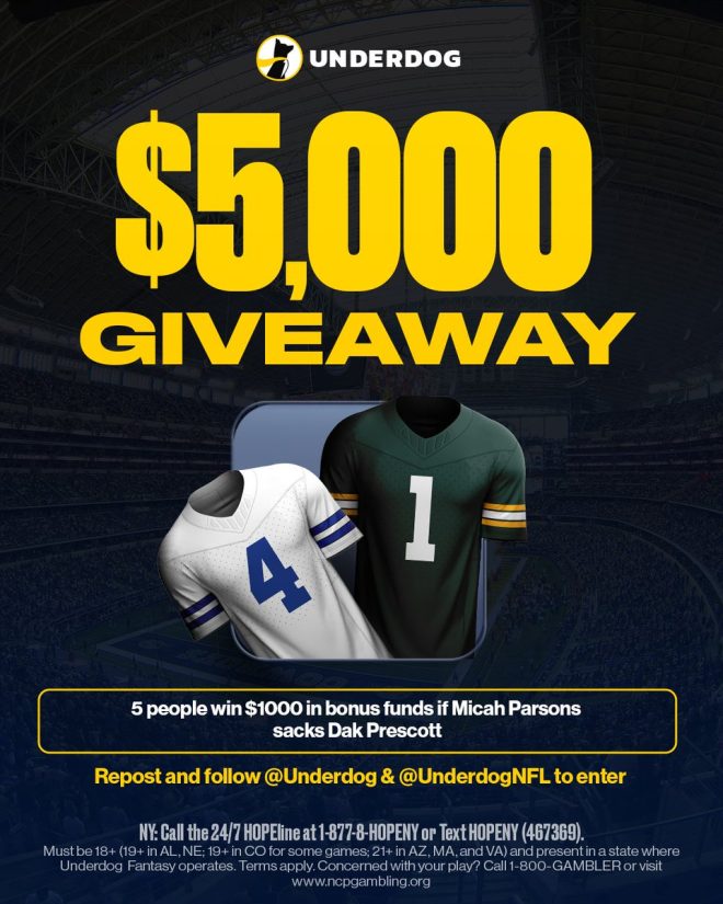 🚨 Micah Parsons vs. Dak: $5K Up for Grabs if He Sacks! 💰 —  Micah Parsons NFL Contest, $5000 Cash Prize Event, NFL Fan Engagement Promotion