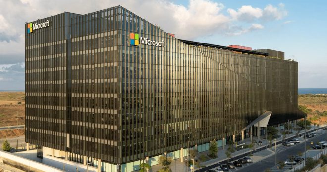 "Microsoft bans Israel from using surveillance tech on Palestinians - The Guardian reveals shocking news!" —  Microsoft technology, Palestinian surveillance, Guardian news