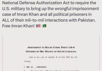 Military Ties at Stake: Will Imran Khan's Case Ignite Tension? —  world news updates, political prisoner advocacy, U.S. military diplomacy