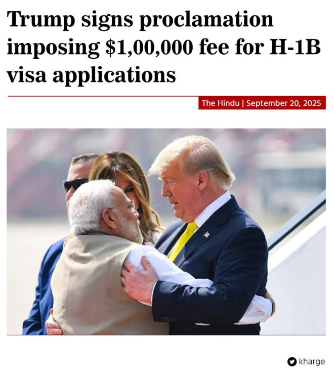 Modi's Birthday Call: $100K Visa Fee Shock for Indians! — Narendra Modi birthday controversy, H-1B visa fee impact 2025, Indian tech workers challenges