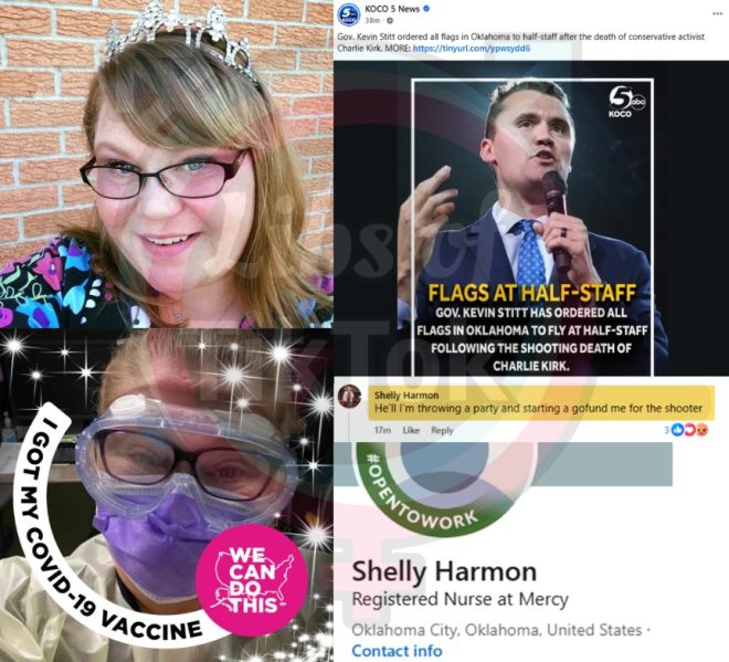 Nurse Sparks Outrage: Celebrates Death, Fundraises for Shooter! — nurse ethics controversy, healthcare social media backlash, Oklahoma hospital staff reactions