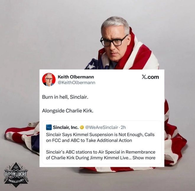 Olbermann's Shocking Claim: Kirk's Hellish Fate Revealed! —  Keith Olbermann controversy, Charlie Kirk social media feud, MSNBC host drama 2025