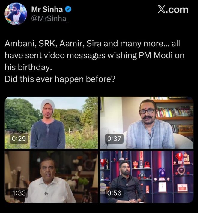 "PM's Desperate Birthday Begging: Celebrities Forced to Wish Him Publicly!" — Prime Minister PR stunt, Celebrity birthday wishes, Vishwanthan Anand scandal