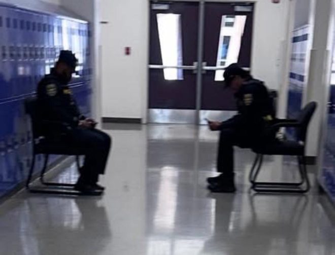 "Parent Claims Teacher Guarded by Police at School: Controversy Erupts at Clark County Schools - Principal Harris Under Fire" —  teacher controversy, school security, educator accountability