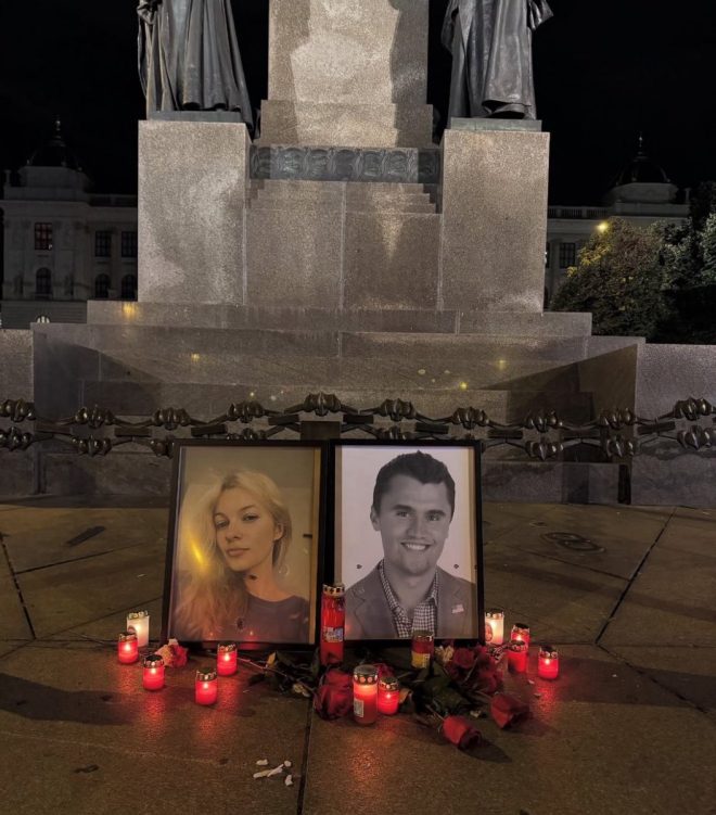 Prague Unites: Controversial Memorial for Kirk & Zarutska — memorial tribute Prague, remembrance ceremony Czech Republic, honoring lives lost 2025