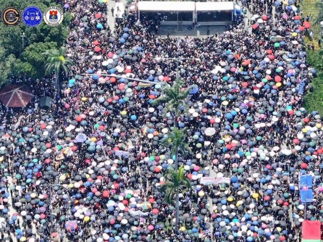 Protest Explosion: Manila's Flood Control Corruption Outrage! —  drone footage Manila protests, Luneta Park demonstration 2025, flood control corruption rally Philippines
