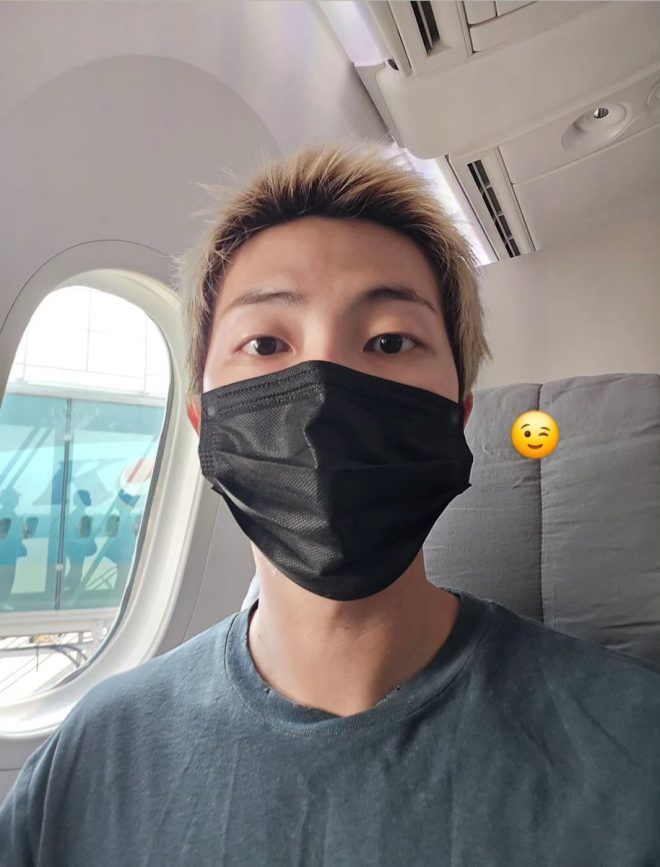 RM's Mysterious Flight Sparks Controversy! 💜 —  RM Instagram updates, RM travel moments, Namjoon safe travels