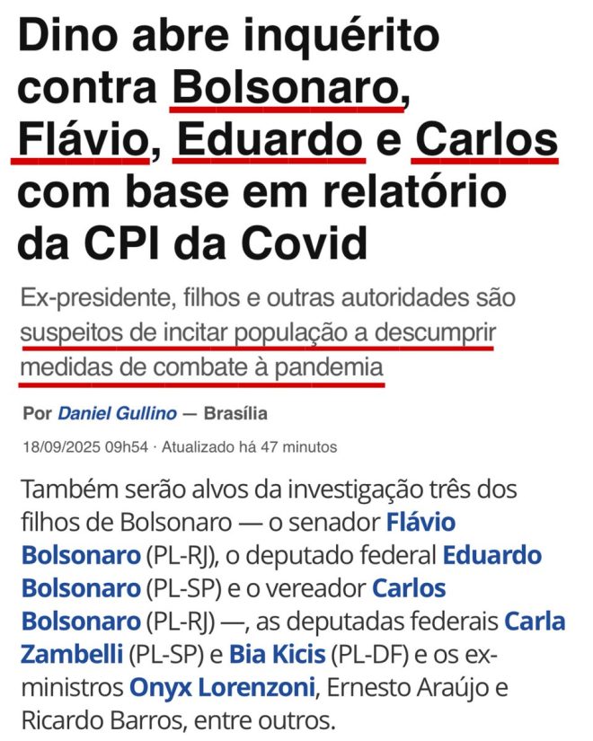 "Regime Dedicado a Destruir? Senado Favoritos de 2026 Envolvidos em Novos Inquéritos! Anistia Sobre Fatos em 2019?" — Regime destruir inquéritos, Senado 2026, Anistia fatos
Favoritos 2026, Carlos Bolsonaro, Gayer Gus, Biakicis
Inquérito fake news, Anistia 2019, Regime político