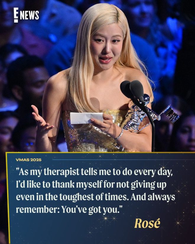 "Rosé's #VMAs Speech Sparks Controversy: Are Red Hearts Enough? ❤️" — Rosé VMAs speech, K-pop star acceptance, Red hearts admiration