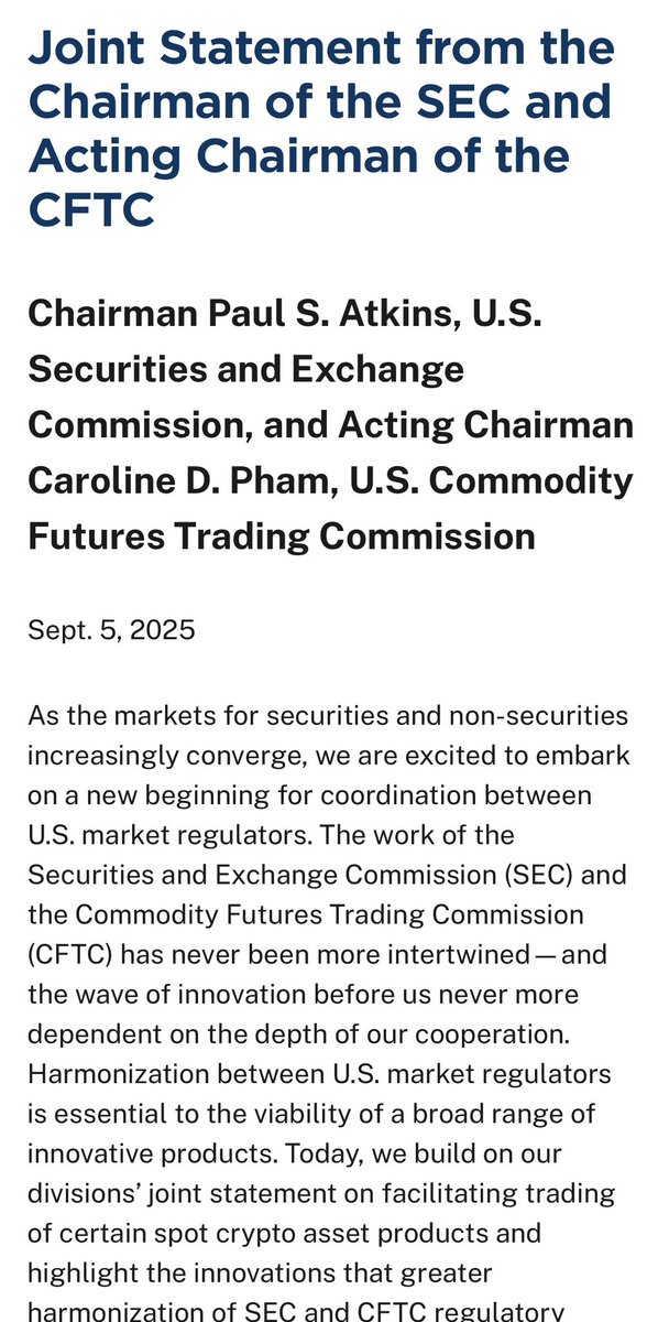 SEC & CFTC Join Forces: Crypto's Wild West Gets Tamed? — Digital Asset Regulation, DeFi Innovation Strategies, Crypto Trading Expansion 2025