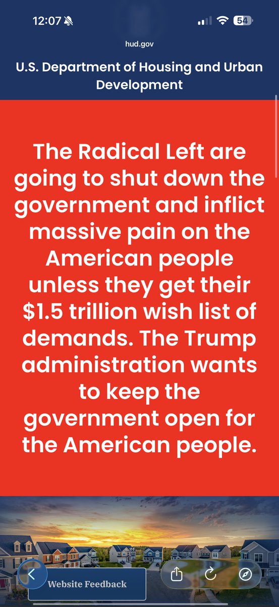 SHOCKING: HUD Website Blasts Government Shutdown in RED – Is This a Serious Violation of the HATCH Act? Investigate NOW!