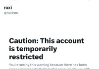 "SHOCKING: R0XI FINALLY R€STRICTED - What's Really Behind the Controversial Decision?" —  
Celebrity drama updates
Social media influencer controversy
Internet gossip news