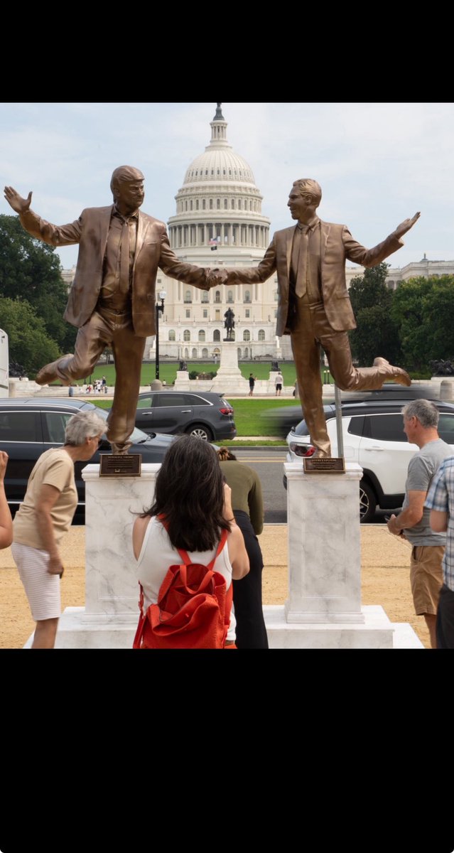 "SHOCKING: Trump and Epstein Statue Erected on National Mall to Celebrate 'Friendship Month' - Outrage Ensues!" —  Trump friendship statue, Epstein memorial sculpture, National Mall installation
