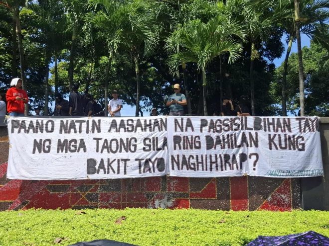 SILA RIN ANG DAHILAN NG ATING HIRAP: A Bold Protest Unveiled! — "Ugnayan ng mga Mamamayan", "Tinig ng mga Naghihirap", "Kapangyarihan ng Masa"