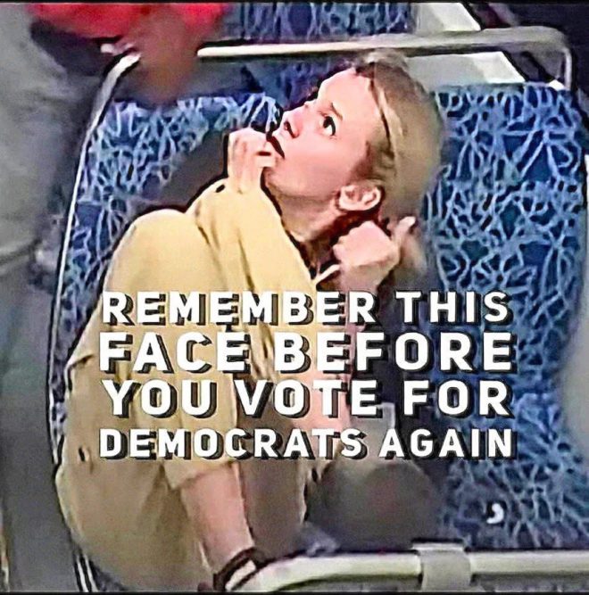STOP Voting Democrat: A Shocking Future for Your Kids! —  "Protect your family's future, Vote for conservative values, Secure your children's inheritance"