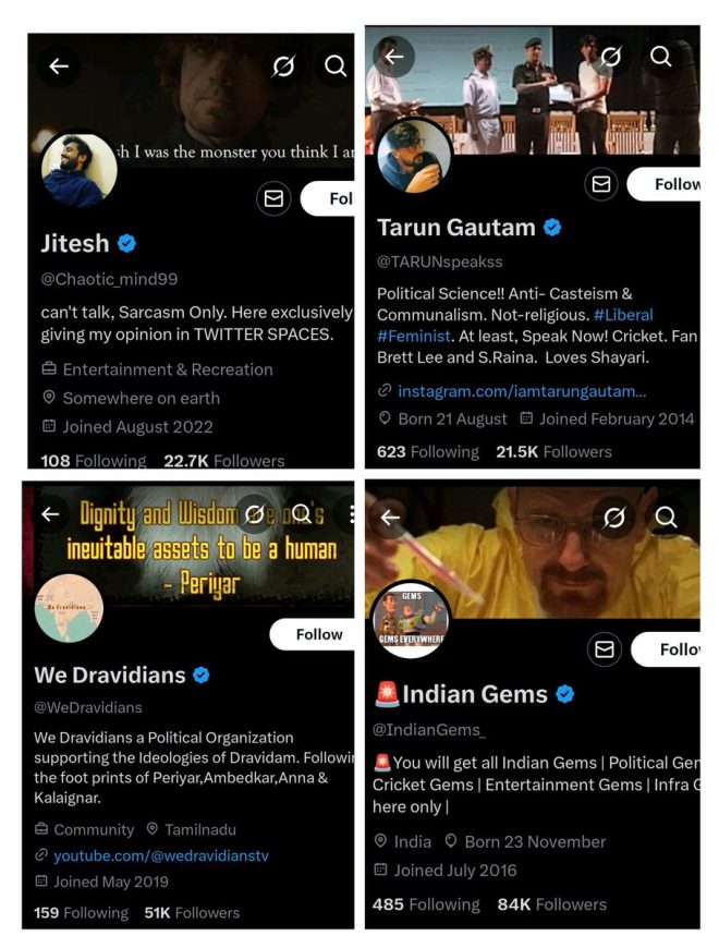 Shocking Alliance: Indian Gems and WeDravidians Unite! — Be Vigilant, Stay Informed, Maximize Awareness