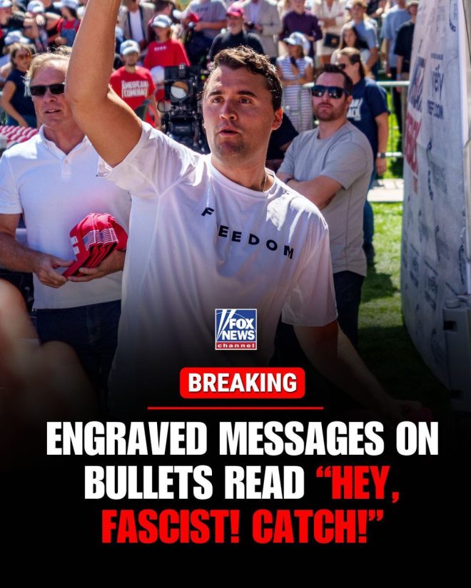 Shocking Bullet Inscription Revealed in Kirk Assassination Plot! —  Utah political violence, Charlie Kirk threats, engraved bullet messages