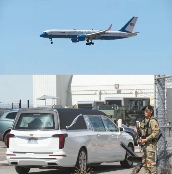 Shocking Departure: Kirk's Casket Flies on Air Force Two! —  Charlie Kirk funeral news, Air Force Two transport, Vice President JD Vance tribute
