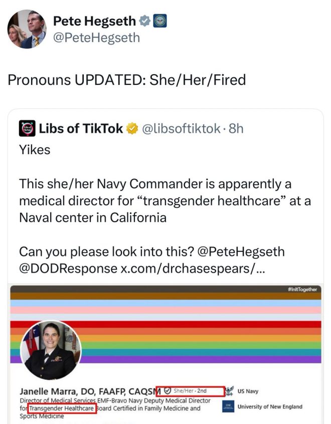 Shocking Dismissal: Navy Commander’s Controversial Firing —  Navy healthcare policy changes, transgender military leadership controversy, military commander dismissal news