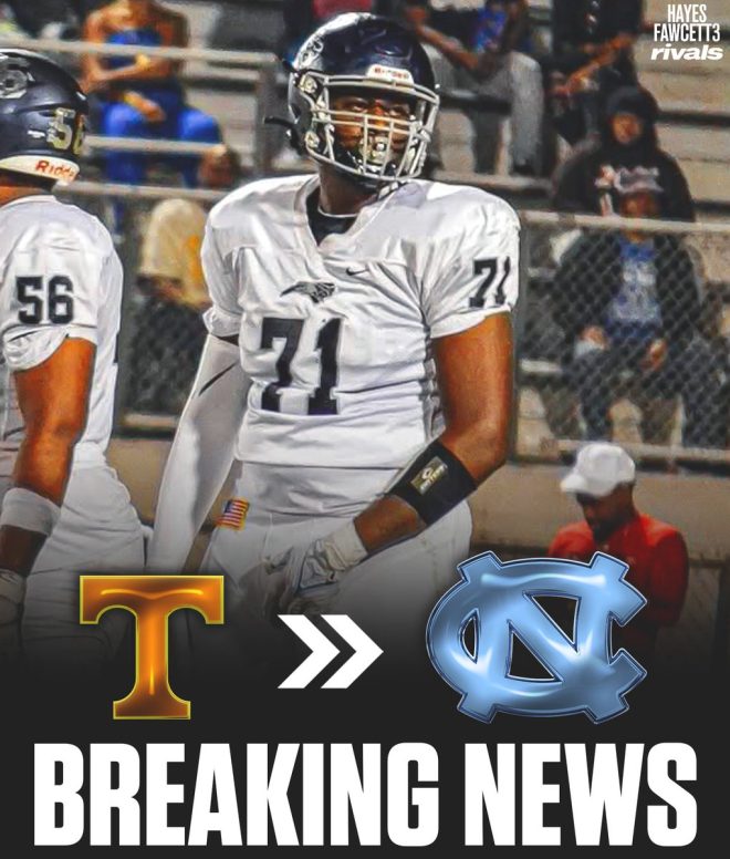 Shocking Flip: Top OT JB Shabazz Ditches Vols for UNC! —  Four-Star Offensive Tackle Commitment, North Carolina Football Recruiting News, JB Shabazz Commitment Update