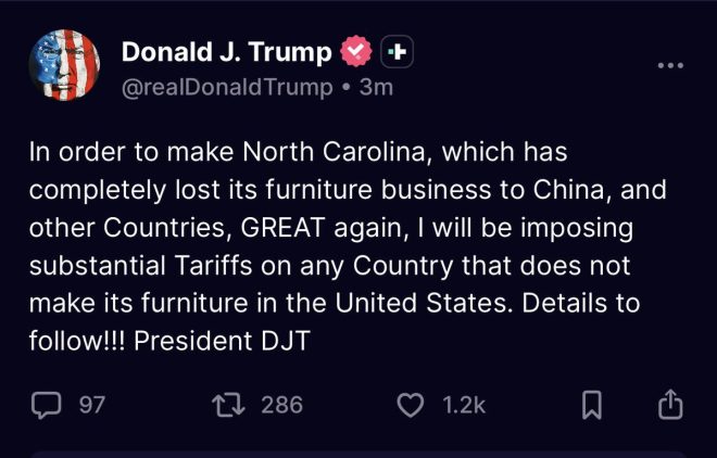 Shocking Move: Trump’s Furniture Tariff Ultimatum Forces Nations to Shift Production to the US—What Happens Next?