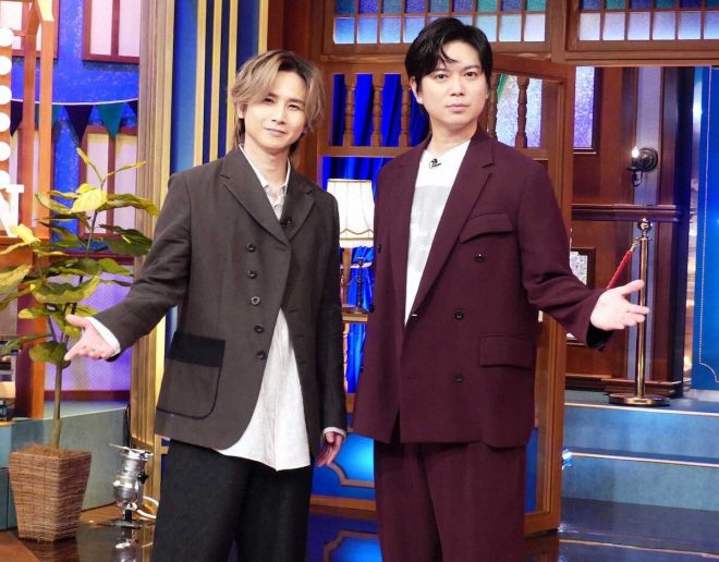 "Shocking New Show! KinKi Kids' Koichi Domoto & Shigeaki Kato team up for 'Koichi & Shige's SHOWman!!' Analyzing the Charm of Stage Entertainment Worldwide!" —  Japanese entertainment analysis, Stage entertainment showcase, Celebrity guests spotlight